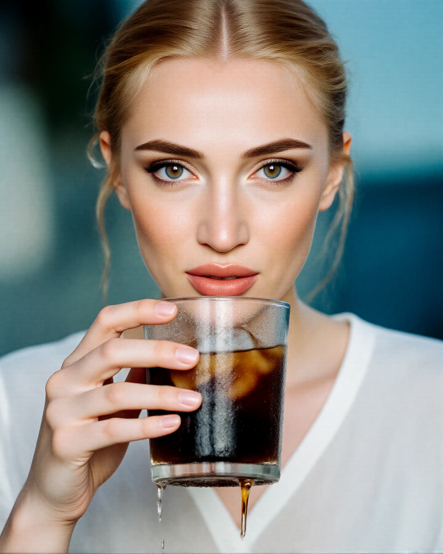 Sophisticated AI portrait - Premium style