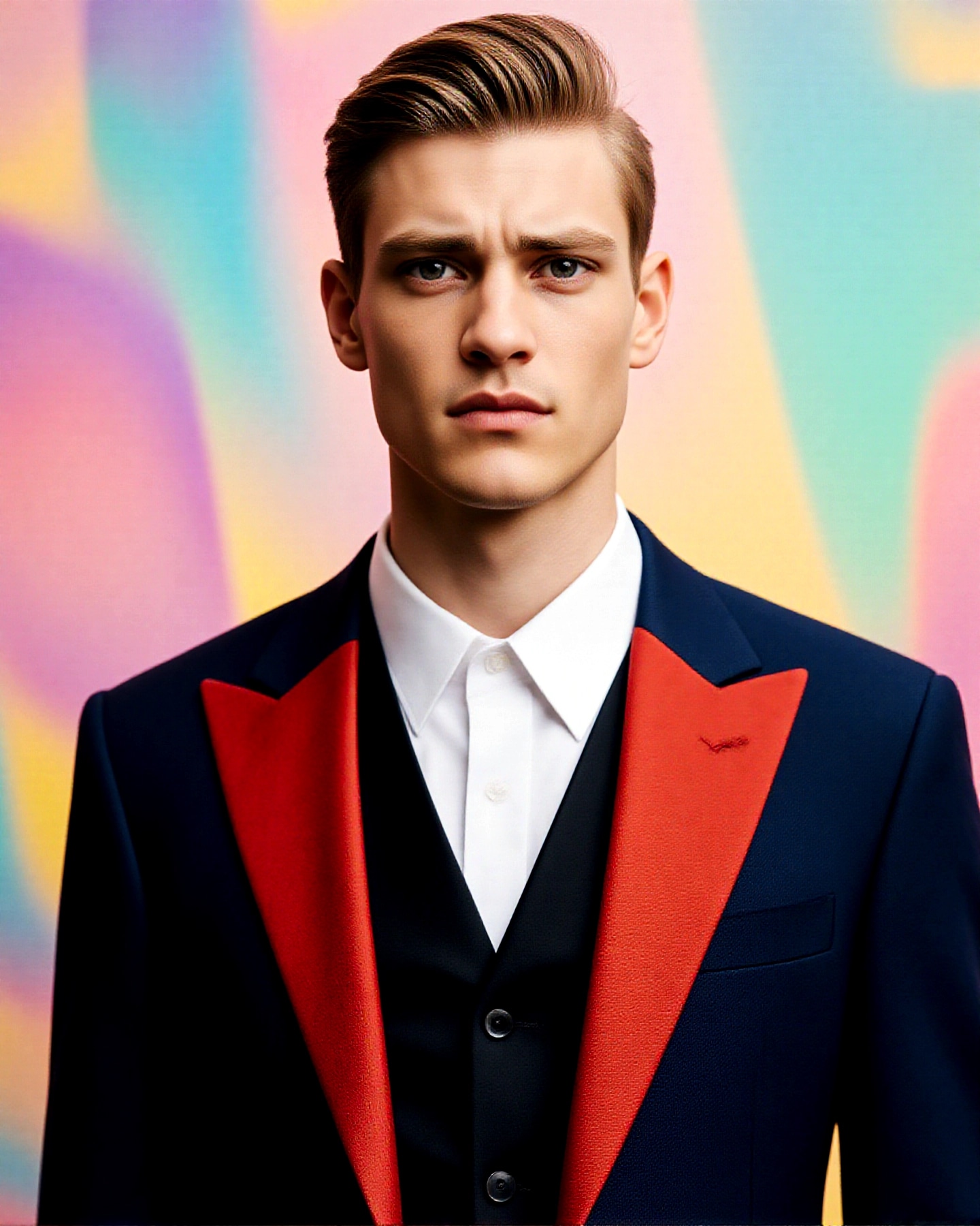Sophisticated AI portrait - High-end style