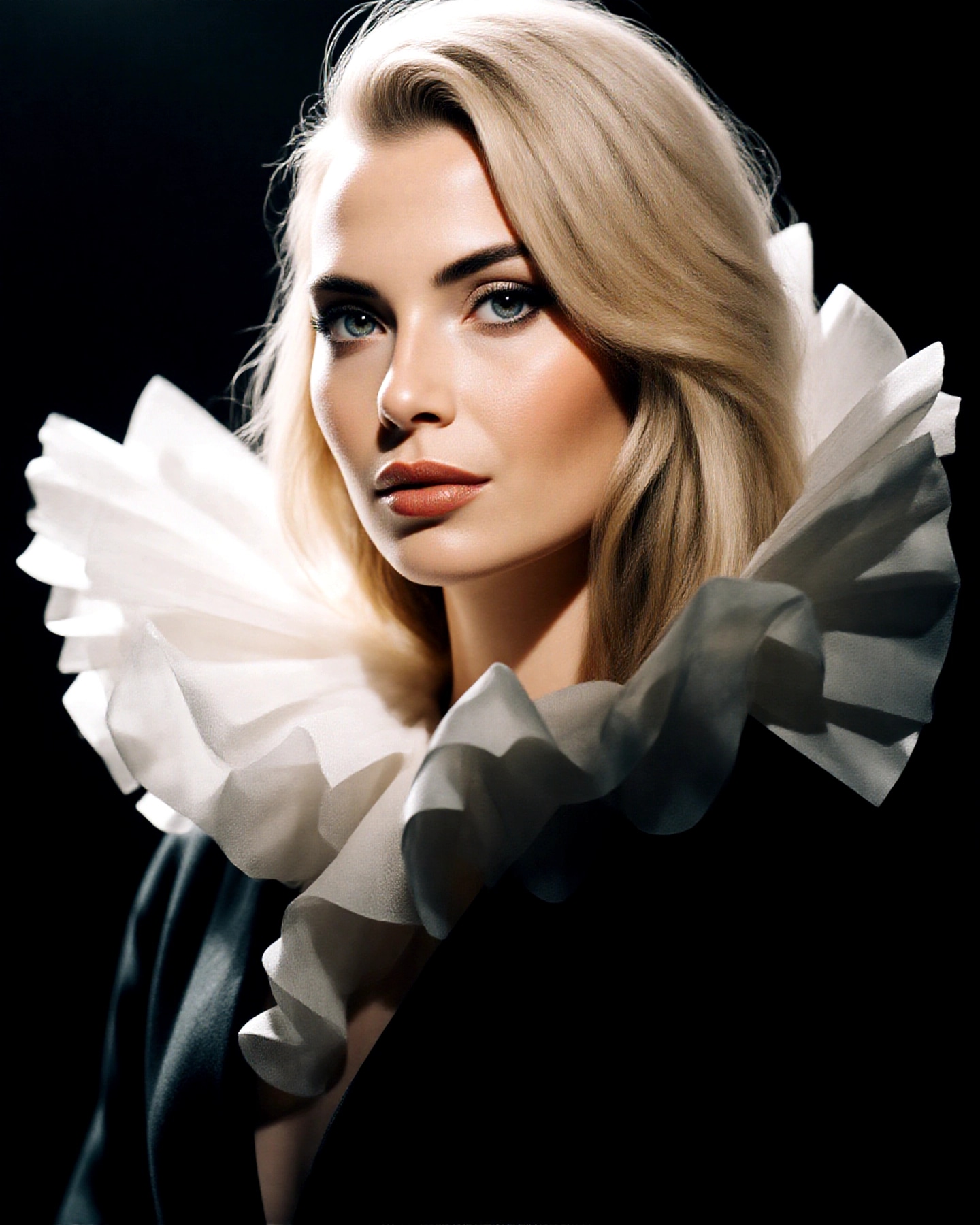 Elegant AI portrait - Studio style