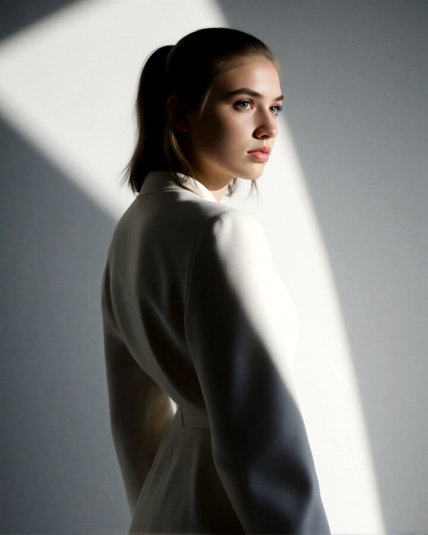 Elegant AI portrait - Modern style