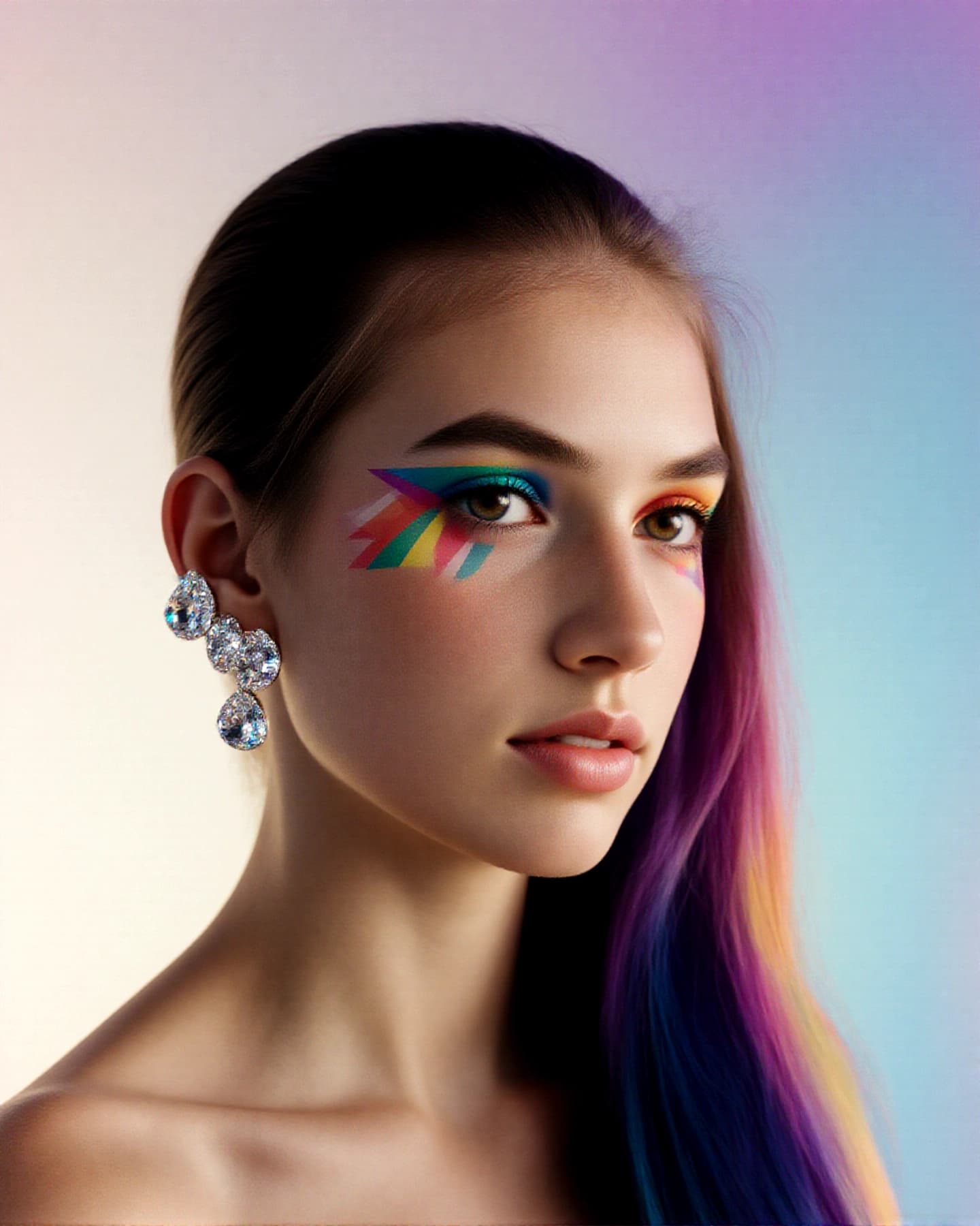 Elegant AI portrait - Luxury style