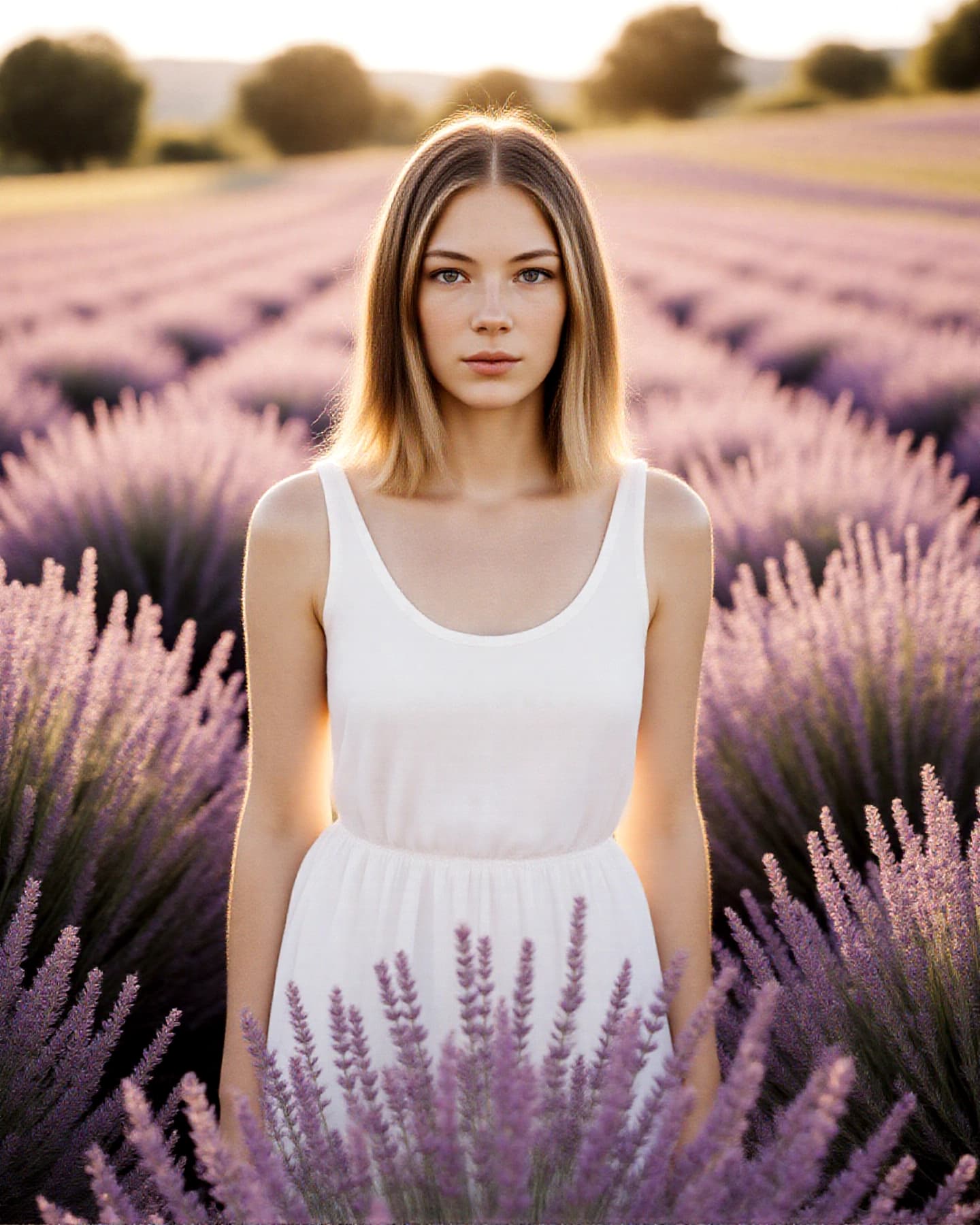 AI-generated portrait in elegant style